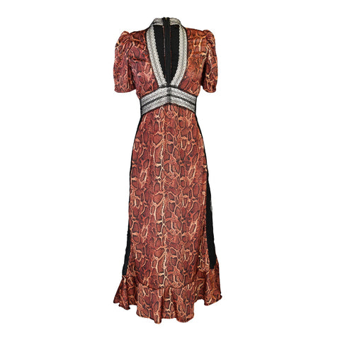 Gigi Dress in Python Siren