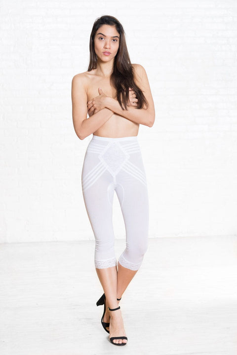 Style 6269 | Breathable Waistline Capri Pant Liner | Power Mesh Fabric | Firm to Extra Firm Support