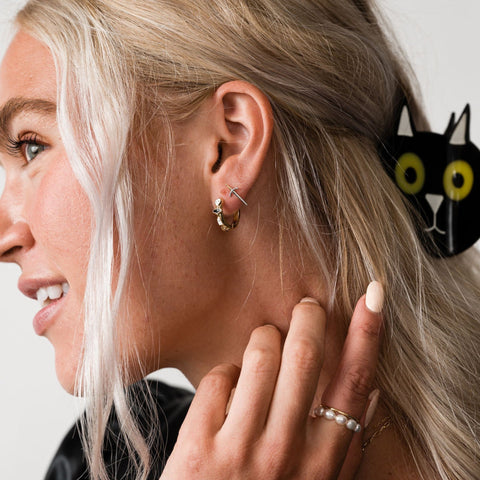 Dagger Sterling Silver Stud Earrings