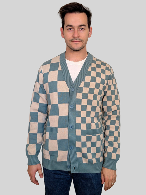 Dark Matcha Cardigan 100% Cotton