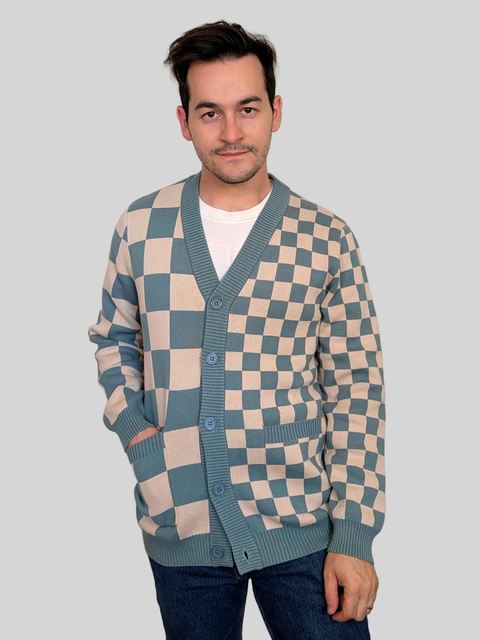 Dark Matcha Cardigan 100% Cotton