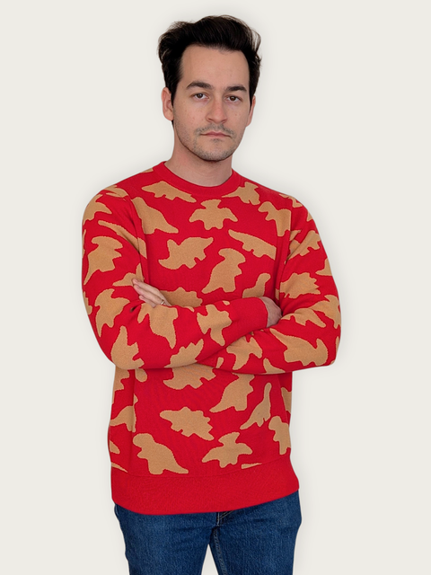 Unisex Dinosaur Nugget Sweater