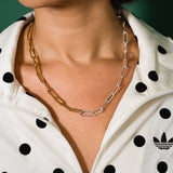 Duality Paperclip Chain Necklace