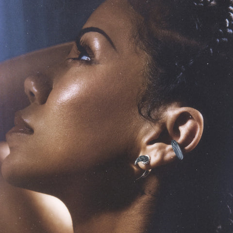 Carved Gemstone Ear Cuff