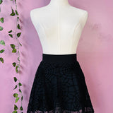 The Morbid Mini Skort - WEBS - Sheer Skirt with Built In Shorts
