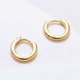 Margot Huggie Hoop Earrings Sterling Silver