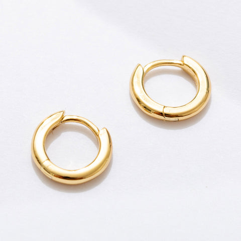 Margot Huggie Hoop Earrings Sterling Silver