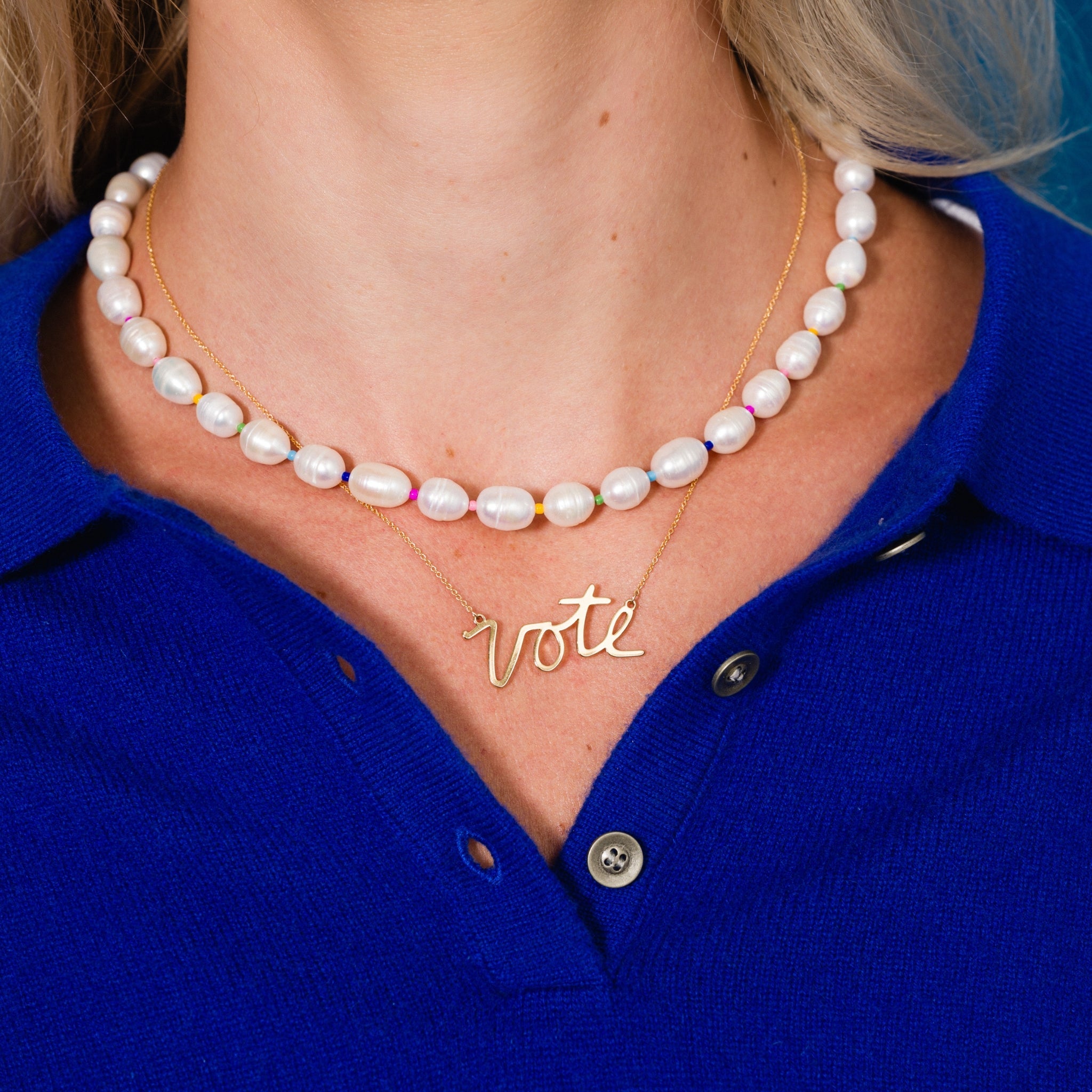 Edie Freshwater Pearl Necklace