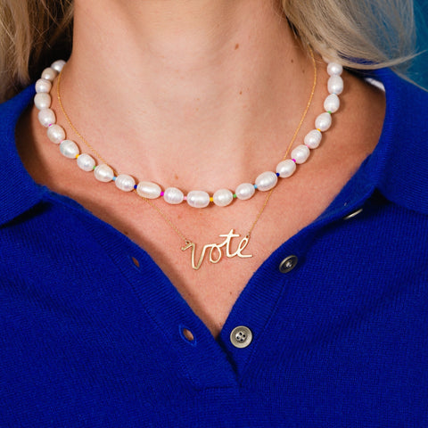 Edie Freshwater Pearl Necklace