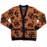 Unisex Esoteric Snake Cardigan 100% Cotton