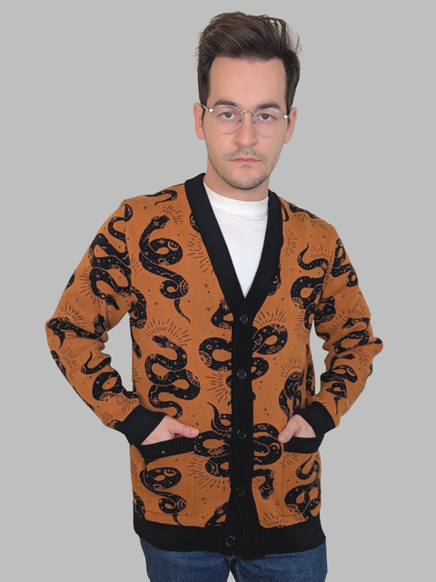 Esoteric Snake Cardigan 100% Cotton
