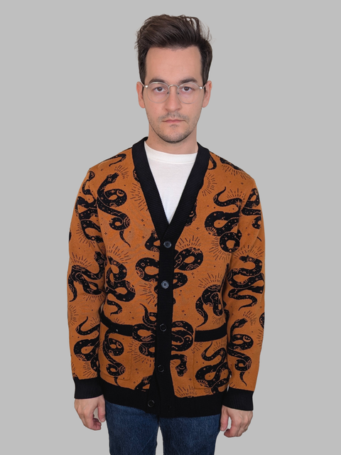Esoteric Snake Cardigan 100% Cotton