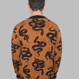 Unisex Esoteric Snake Cardigan 100% Cotton