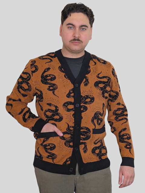 Esoteric Snake Cardigan 100% Cotton