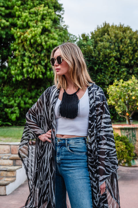 Etosha Noir Kimono