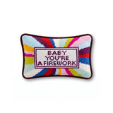 Needlepoint Pillow - Baby You're A Firework