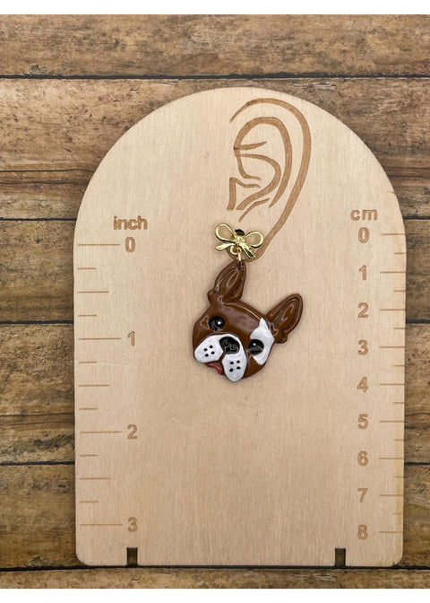 Dog Lover Frenchy Dangle Earrings