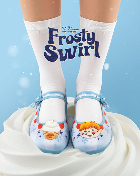 Frost Swirl Women's Mary Jane Flat