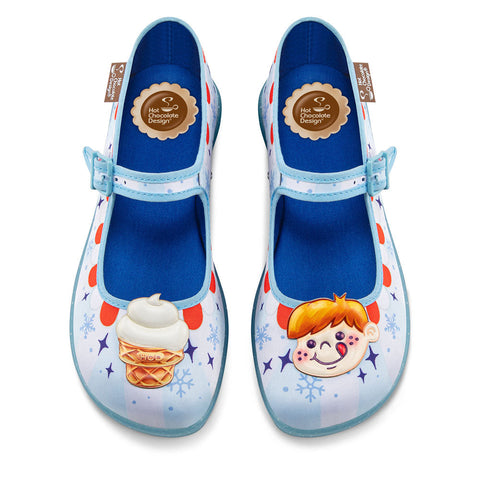 Frost Swirl Women's Mary Jane Flat