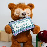 Mini Needlepoint Pillow - You'll Always Be My Baby