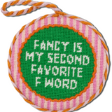 Needlepoint Ornament - Favorite F Word