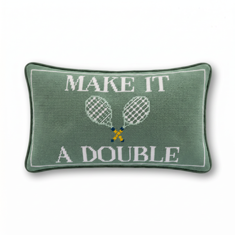 Needlepoint Pillow - Make It A Double