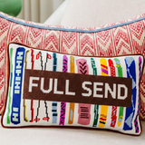 Needlepoint Pillow - Full Send