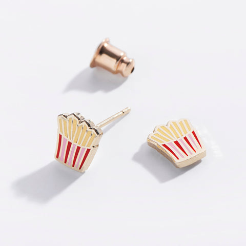 French Fries Stud Earrings