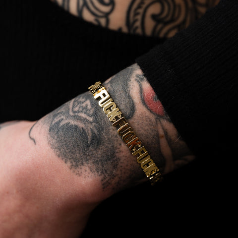 Fuck Fuck Fuck Chain Bracelet