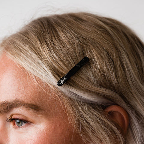 Fuck Script Hair Clips