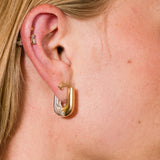 Fuck Script Flat Back Stud Earrings