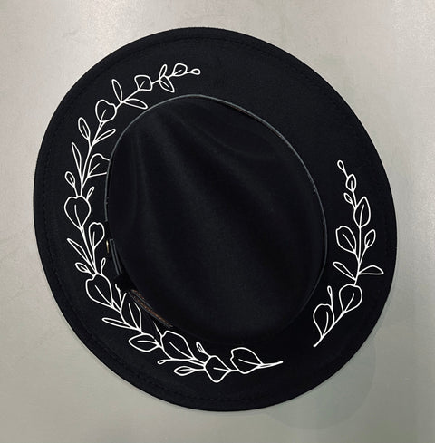 Vegan Felt Hat - Wide Brim - Eucalyptus