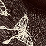 Embroidered Floppy Sun Hat - XL Brim - Luna Moths