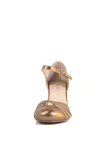 Goldie Metallic Ballroom Heels
