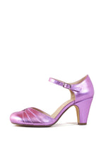 Goldie Metallic Ballroom Heels