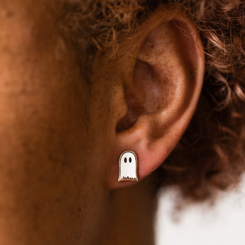 Ghost Stud Earrings