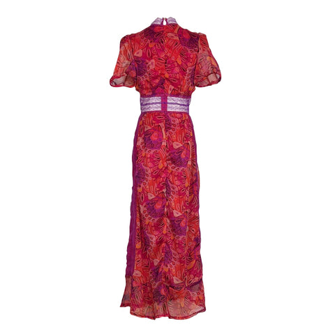 Gigi Dress in Monarch Rouge