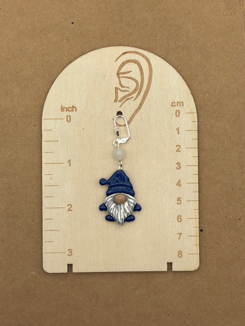 Cutie Blue Gnome Earrings