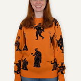 Unisex 100% Cotton Knit Sweater - Greek Gods
