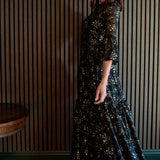 Heart of Gold Ruffle Dress