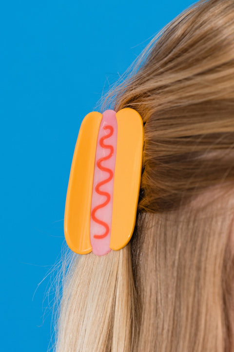Hot Dog Hair Claw