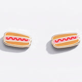 Hot Dog Stud Earrings