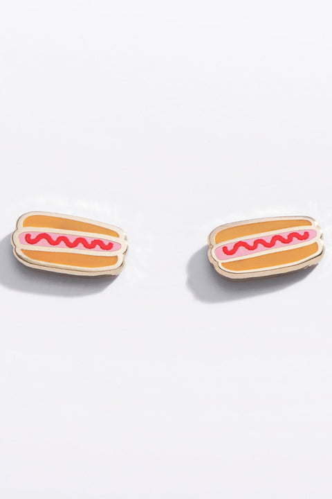 Hot Dog Stud Earrings