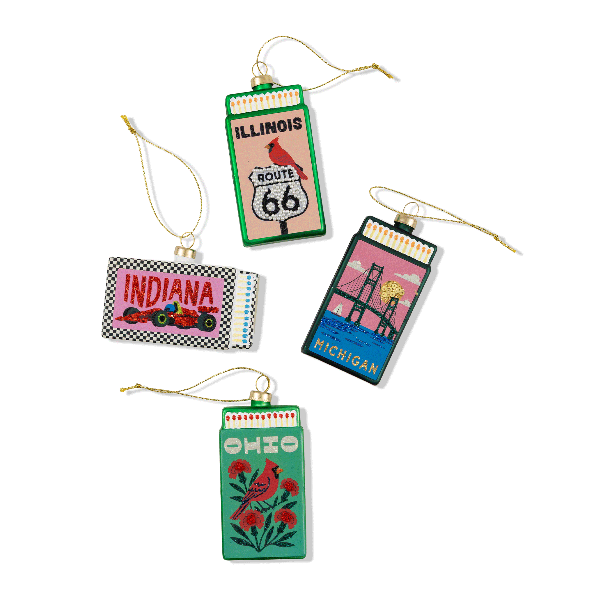 Matchbook Ornament - Ohio