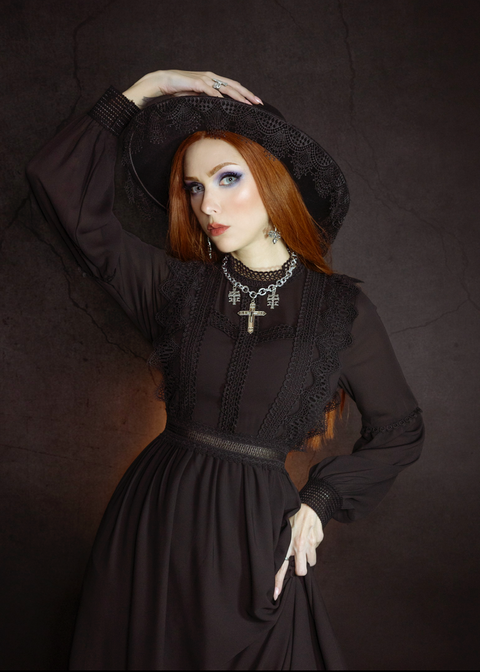 Agatha - Lightweight boho witchy dress - READY TO SHIP! 2XL Agatha - Lightweight boho witchy dress - READY TO SHIP! 2XL