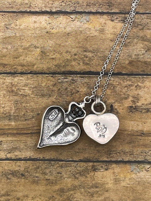Rosa - Red Rosarita Sacred Heart Charm Pendant