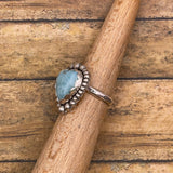 Jane - Larimar Heart Ring