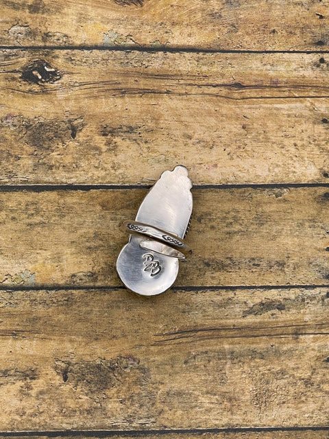 Denise - Black Double Onyx Gemstone Ring