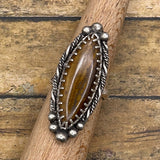 Ingrid - Tiger Eye Boho Statement Ring