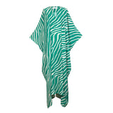 Talitha Cinched Waist Caftan In Jungle Jewel